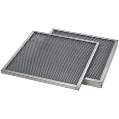 PRO-SOURCE - Pleated & Panel Air Filters; Filter Type: Aluminum Mesh ; Nominal Height (Inch): 16 ; Nominal Width (Inch): 25 ; Nominal Depth (Inch): 1 ; Media Material: Corrugated Aluminum ; Integrated Frame: Yes - Exact Industrial Supply