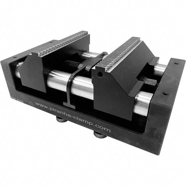 Piranha Clamp - Self-Centering Vises Jaw Width (mm): 90.00 Maximum Jaw Opening Capacity (mm): 118.00 - Eagle Tool & Supply