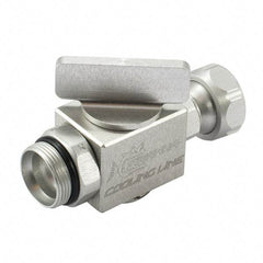 Piranha Cooling Line - Instrumentation Ball Valves Material: Aluminum Pipe Size: 0.25 (Inch) - Eagle Tool & Supply