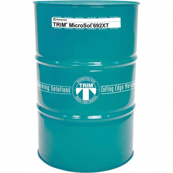 Master Fluid Solutions - TRIM MicroSol 692XT 54 Gal Drum Cutting, Drilling, Sawing, Grinding, Tapping & Turning Fluid - Eagle Tool & Supply