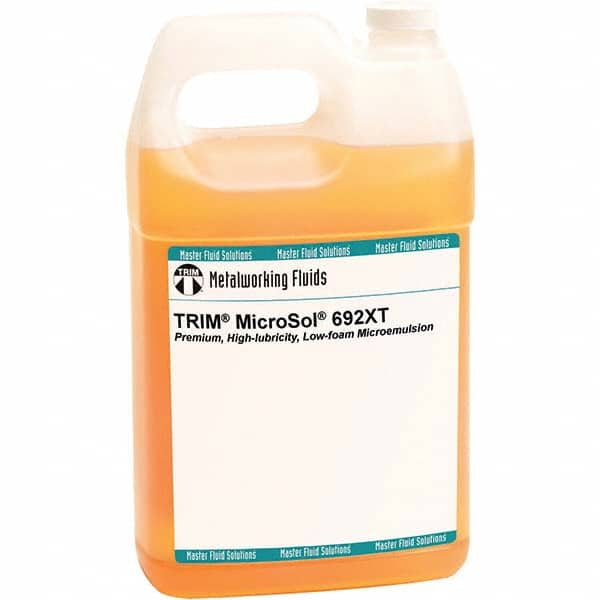 Master Fluid Solutions - TRIM MicroSol 692XT 1 Gal Bottle Cutting, Drilling, Sawing, Grinding, Tapping & Turning Fluid - Eagle Tool & Supply