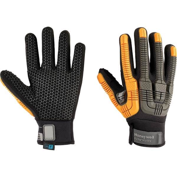 Honeywell - Size L (9), ANSI Cut Lvl A6, Abrasion Lvl 4, Rubber Coated Cut Resistant Gloves - Eagle Tool & Supply