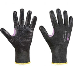 Honeywell - Size L (9), ANSI Cut Lvl A8, Puncture Lvl 1, Abrasion Lvl 6, Nitrile Coated Cut Resistant Gloves - Eagle Tool & Supply