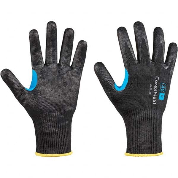 Honeywell - Size XL (10), ANSI Cut Lvl A6, Puncture Lvl 1, Abrasion Lvl 6, Nitrile Coated Cut Resistant Gloves - Eagle Tool & Supply