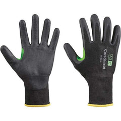 Honeywell - Size M (8), ANSI Cut Lvl A3, Puncture Lvl 1, Abrasion Lvl 6, Nitrile Coated Cut Resistant Gloves - Eagle Tool & Supply