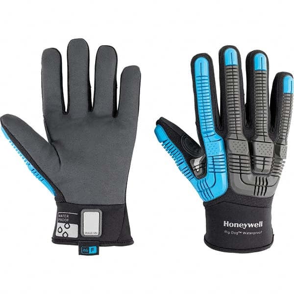 Honeywell - Size XL (10), ANSI Cut Lvl A6, Puncture Lvl 4, Abrasion Lvl 4, Rubber Coated Cut Resistant Gloves - Eagle Tool & Supply