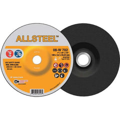 WALTER Surface Technologies - Depressed-Center Wheels Wheel Diameter (Inch): 7 Wheel Thickness (Inch): 1/8 - Eagle Tool & Supply