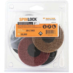 WALTER Surface Technologies - Flap Wheel Kits Abrasive Type: Coated; Non-Woven Abrasive Material: Aluminum Oxide - Eagle Tool & Supply