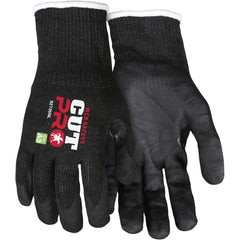 MCR Safety - Size M, ANSI Cut Lvl A9, Puncture Lvl 5, Abrasion Lvl 3, Nitrile Coated Cut & Puncture Resistant Gloves - Eagle Tool & Supply