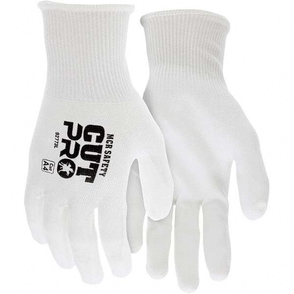 MCR Safety - Size L, ANSI Cut Lvl A4, Puncture Lvl 3, Abrasion Lvl 4, Foam Nitrile Coated Cut & Puncture Resistant Gloves - Eagle Tool & Supply