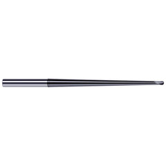 Harvey Tool - Ball End Mills; Mill Diameter (Inch): 1/16 ; Mill Diameter (Decimal Inch): 0.0620 ; Number of Flutes: 2 ; Length of Cut (Decimal Inch): 0.0500 ; Material: Solid Carbide ; Overall Length (Inch): 2-1/2 - Exact Industrial Supply