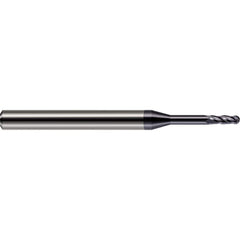 Harvey Tool - 1.9mm Diam, 0.225" LOC, 4 Flute Solid Carbide Ball End Mill - Exact Industrial Supply
