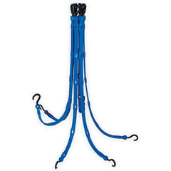 The Perfect Bungee - Stretch Tie Downs Type: FlexWeb Tie Down End Type: Molded in Hook & Safety Clasp; Molded Nylon Hook End; Overmolded Nylon Hook End - Eagle Tool & Supply