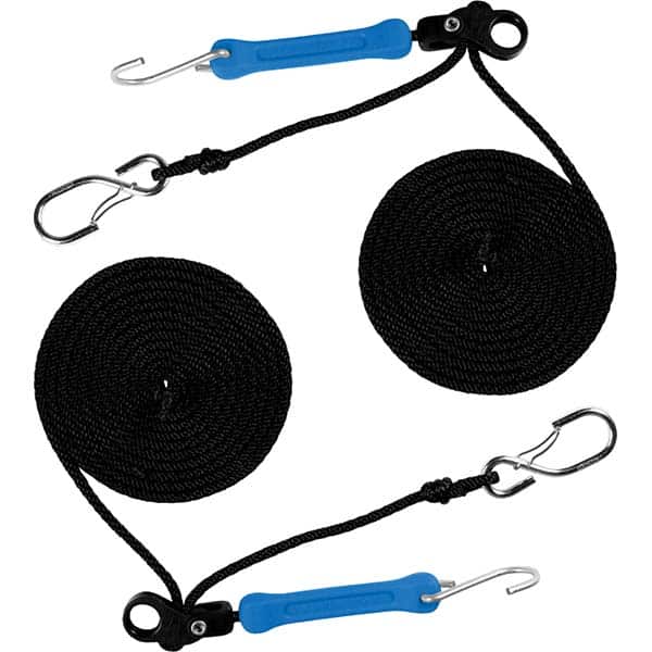 The Perfect Bungee - Stretch Tie Downs Type: Rope Lock Tie Down End Type: S Hook; Galvanized Gated Hook - Eagle Tool & Supply