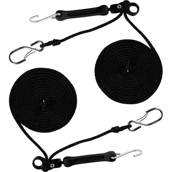 The Perfect Bungee - Stretch Tie Downs Type: Rope Lock Tie Down End Type: S Hook; Galvanized Gated Hook - Eagle Tool & Supply