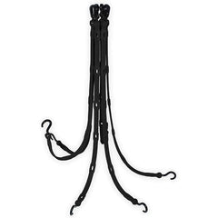 The Perfect Bungee - Stretch Tie Downs Type: FlexWeb Tie Down End Type: Molded in Hook & Safety Clasp; Molded Nylon Hook End; Overmolded Nylon Hook End - Eagle Tool & Supply