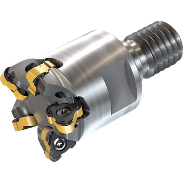 Iscar - Indexable Copy End Mills Cutting Diameter (mm): 33.00 Cutting Diameter (Inch): 1.9900 - Eagle Tool & Supply