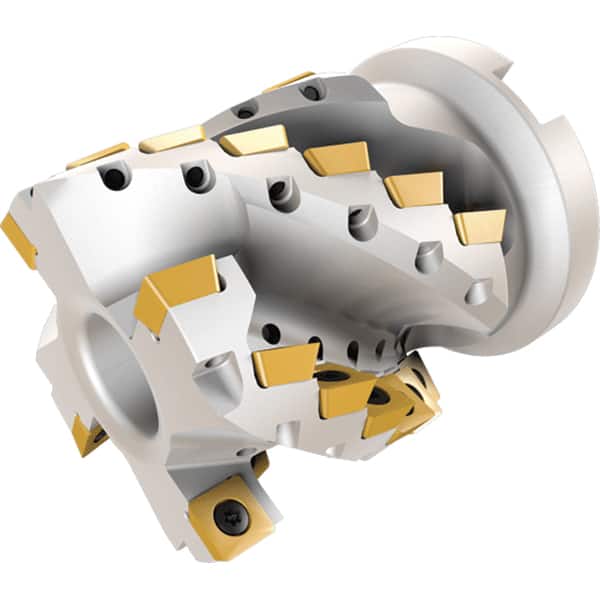 Iscar - Indexable Square-Shoulder End Mills Cutting Diameter (mm): 50.00 Cutting Diameter (Decimal Inch): 1.9680 - Eagle Tool & Supply