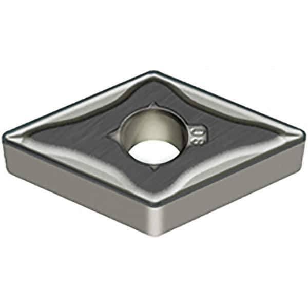 Sumitomo - DNMG434 EEM Grade AC5015S Carbide Turning Insert - TiAlSiN Finish, 55° Diamond, 1/2" Inscr Circle, 3/16" Thick, 1/16" Corner Radius - Eagle Tool & Supply