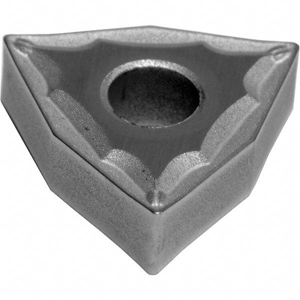Sumitomo - WNMG331 ESU Grade AC5015S Carbide Turning Insert - TiAlSiN Finish, 80° Trigon, 3/8" Inscr Circle, 3/16" Thick, 0.0156" Corner Radius - Eagle Tool & Supply