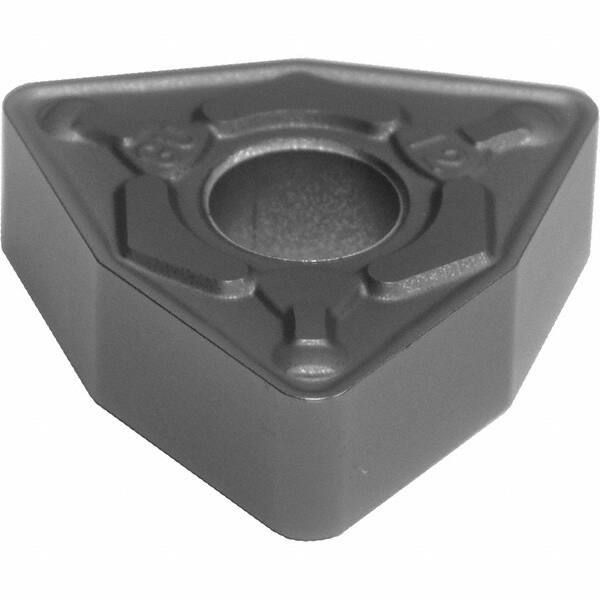 Sumitomo - WNMG432 EGU Grade AC5015S Carbide Turning Insert - TiAlSiN Finish, 80° Trigon, 1/2" Inscr Circle, 3/16" Thick, 0.0313" Corner Radius - Eagle Tool & Supply