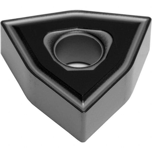Sumitomo - WNMG431 EEX Grade AC5015S Carbide Turning Insert - TiAlSiN Finish, 80° Trigon, 1/2" Inscr Circle, 3/16" Thick, 0.0156" Corner Radius - Eagle Tool & Supply