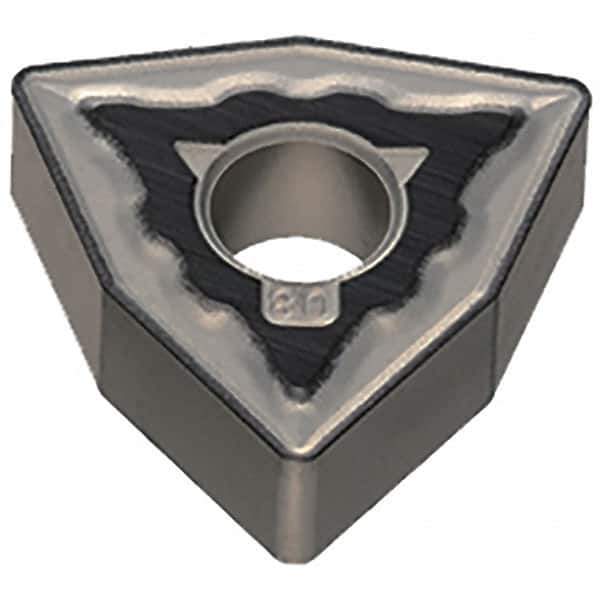 Sumitomo - WNMG432 EEM Grade AC5015S Carbide Turning Insert - TiAlSiN Finish, 80° Trigon, 1/2" Inscr Circle, 3/16" Thick, 0.0313" Corner Radius - Eagle Tool & Supply