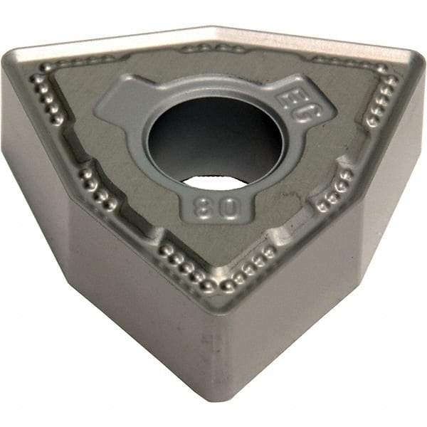 Sumitomo - WNMG432 EEG Grade AC5015S Carbide Turning Insert - TiAlSiN Finish, 80° Trigon, 1/2" Inscr Circle, 3/16" Thick, 0.0313" Corner Radius - Eagle Tool & Supply
