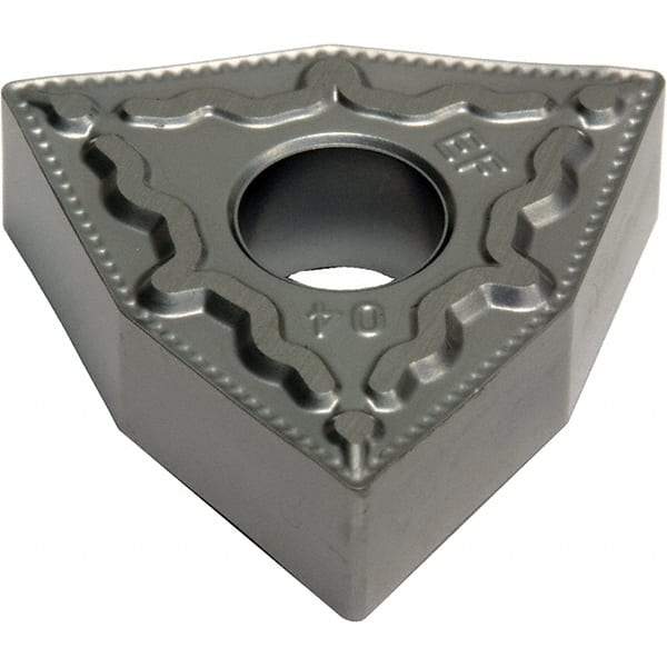Sumitomo - WNMG432 EEF Grade AC5025S Carbide Turning Insert - TiAlSiN Finish, 80° Trigon, 1/2" Inscr Circle, 3/16" Thick, 0.0313" Corner Radius - Eagle Tool & Supply