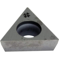 Sumitomo - TPGA331 Grade AC5015S Carbide Turning Insert - TiAlSiN Finish, 60° Triangle, 3/8" Inscr Circle, 3/16" Thick, 0.0156" Corner Radius - Eagle Tool & Supply