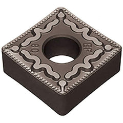 Sumitomo - SNMG431 EEF Grade AC5025S Carbide Turning Insert - TiAlSiN Finish, 90° Square, 1/2" Inscr Circle, 3/16" Thick, 0.0156" Corner Radius - Eagle Tool & Supply