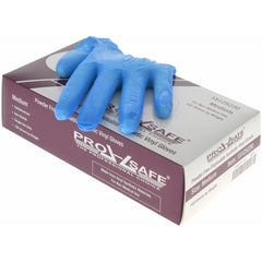 PRO-SAFE - Size M, 3 mil, Synthetic Hybrid Disposable Gloves - Eagle Tool & Supply