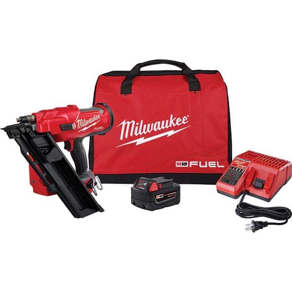 Milwaukee Tool - Cordless Nailers Fastener Type: Framing Nailer Nail Length (Inch): 2 - 3-1/2 - Eagle Tool & Supply