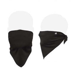 Badger Sport - 100 Pack, Size Universal Black Bandana Design Washable Face Mask - Eagle Tool & Supply