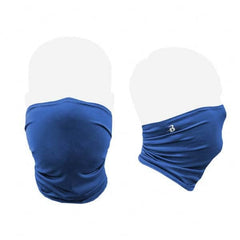 Badger Sport - Pack of (100), Size S/M Royal Blue Gaiter Design Washable Face Mask - Eagle Tool & Supply