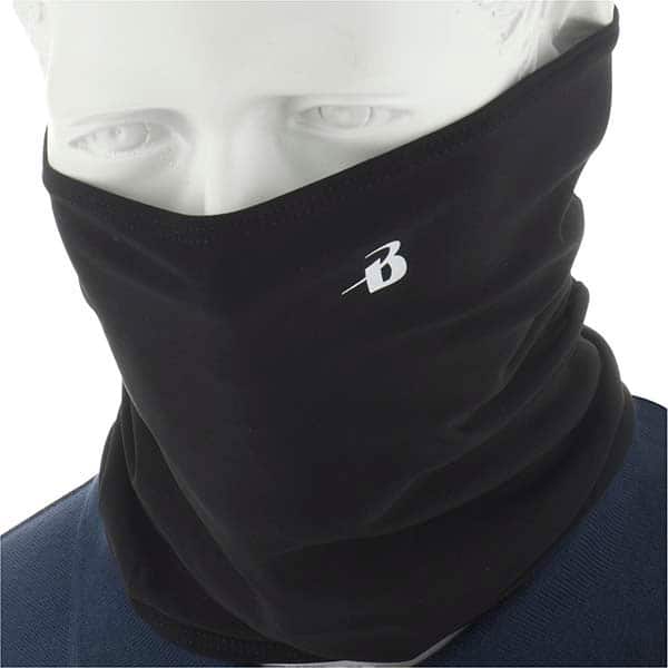 PRO-SAFE - Pack of (10), Size L/XL Black Gaiter Design Washable Face Mask - Eagle Tool & Supply