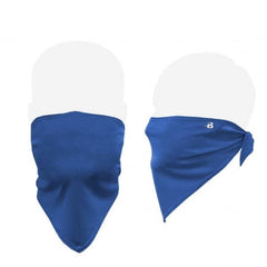 Badger Sport - 100 Pack, Size Universal Royal Blue Bandana Design Washable Face Mask - Eagle Tool & Supply