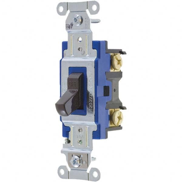 Bryant Electric - Wall & Dimmer Light Switches Switch Type: Three Way Switch Operation: Toggle - Eagle Tool & Supply