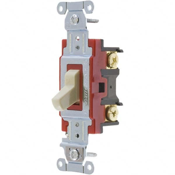 Bryant Electric - Wall & Dimmer Light Switches Switch Type: Three Way Switch Operation: Toggle - Eagle Tool & Supply