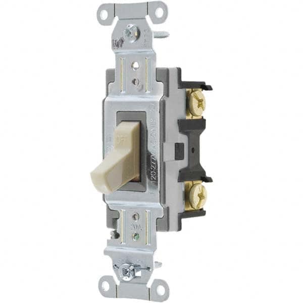 Bryant Electric - Wall & Dimmer Light Switches Switch Type: NonDimmer Switch Operation: Toggle - Eagle Tool & Supply