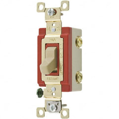 Bryant Electric - Wall & Dimmer Light Switches Switch Type: NonDimmer Switch Operation: Toggle - Eagle Tool & Supply