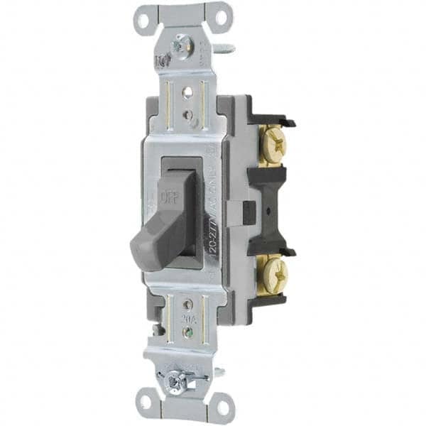 Bryant Electric - Wall & Dimmer Light Switches Switch Type: NonDimmer Switch Operation: Toggle - Eagle Tool & Supply