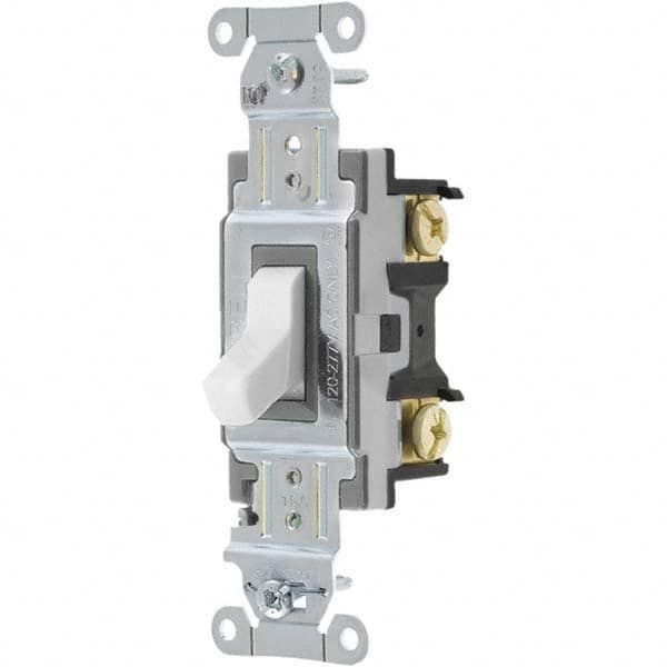 Bryant Electric - Wall & Dimmer Light Switches Switch Type: NonDimmer Switch Operation: Toggle - Eagle Tool & Supply