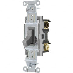 Bryant Electric - Wall & Dimmer Light Switches Switch Type: Three Way Switch Operation: Toggle - Eagle Tool & Supply