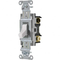 Bryant Electric - Wall & Dimmer Light Switches Switch Type: Three Way Switch Operation: Toggle - Eagle Tool & Supply