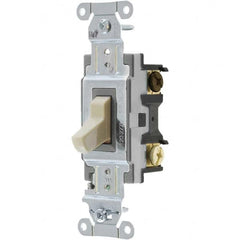 Bryant Electric - Wall & Dimmer Light Switches Switch Type: Three Way Switch Operation: Toggle - Eagle Tool & Supply