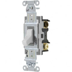 Bryant Electric - Wall & Dimmer Light Switches Switch Type: Three Way Switch Operation: Toggle - Eagle Tool & Supply