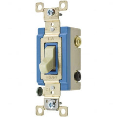 Bryant Electric - Wall & Dimmer Light Switches Switch Type: Three Way Switch Operation: Toggle - Eagle Tool & Supply