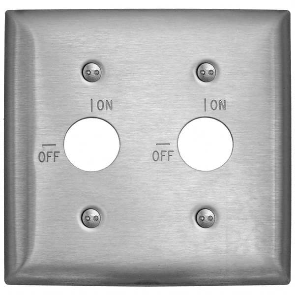 Bryant Electric - Wall Plates Wall Plate Type: Switch Plates Color: Metallic - Eagle Tool & Supply