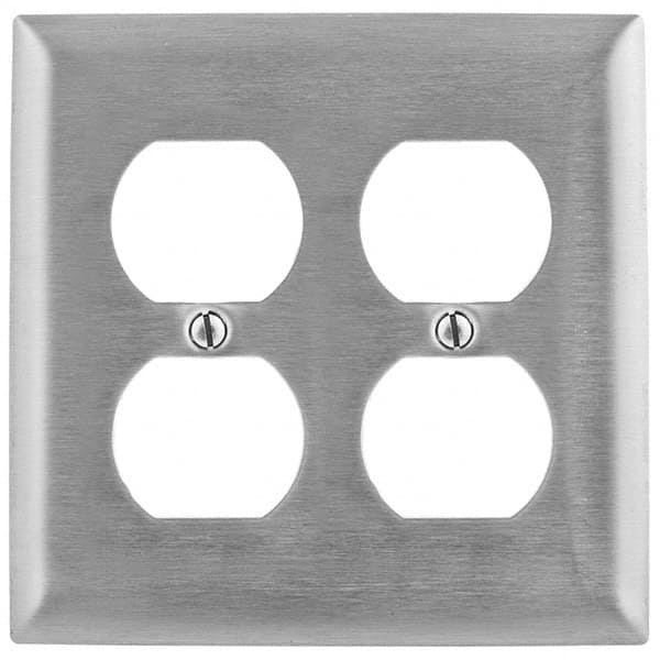 Bryant Electric - Wall Plates Wall Plate Type: Outlet Wall Plates Color: Metallic - Eagle Tool & Supply